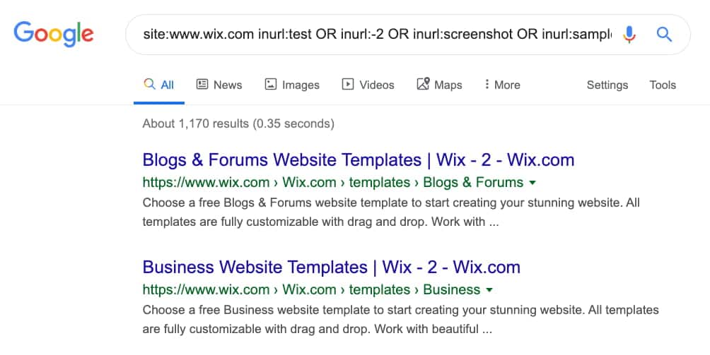 Multi Query Index Status Google Search Operator